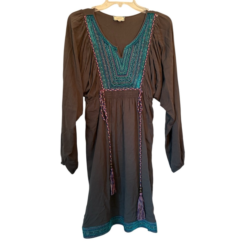 Sweet by Miss Me embroidered midi dress Large Tassel